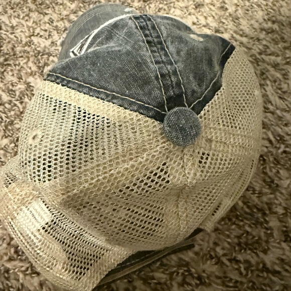 Source Unknown Charcoal and Beige Game Day Cap - Picture 2 of 3